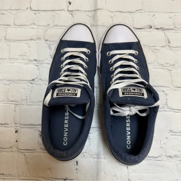 Navy Blue Converse - Picture 4 of 8